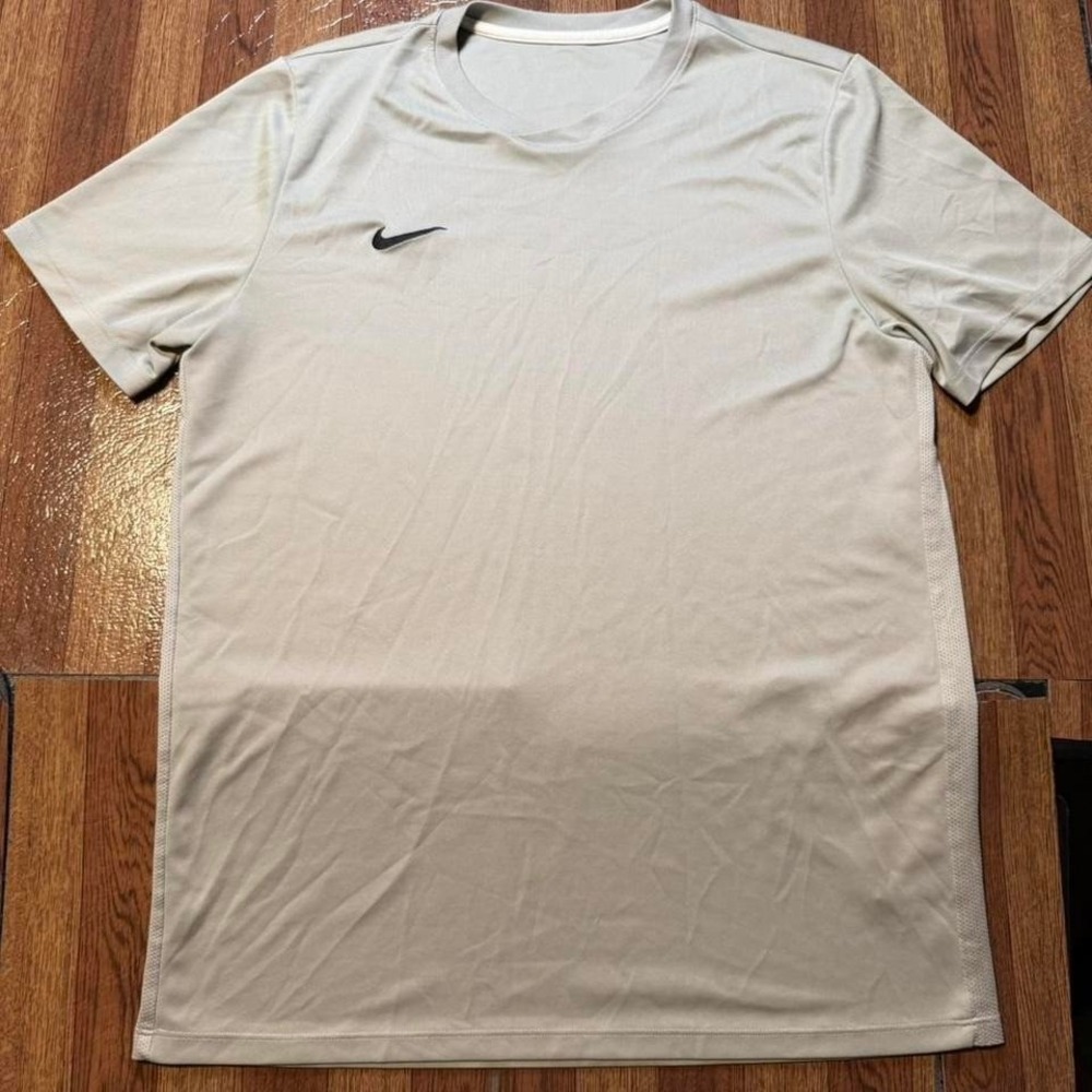 Nike Grey Dri-Fit Tech Retro Sportswear Running Train Shirt Large